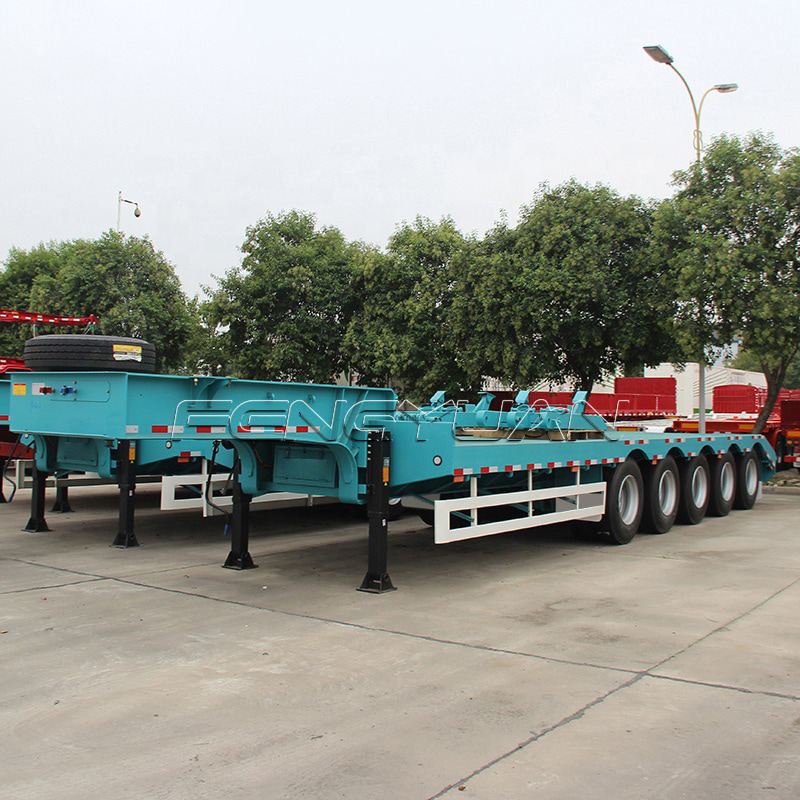 5 Axle Heavy Duty Semi Trailer With Air Suspension